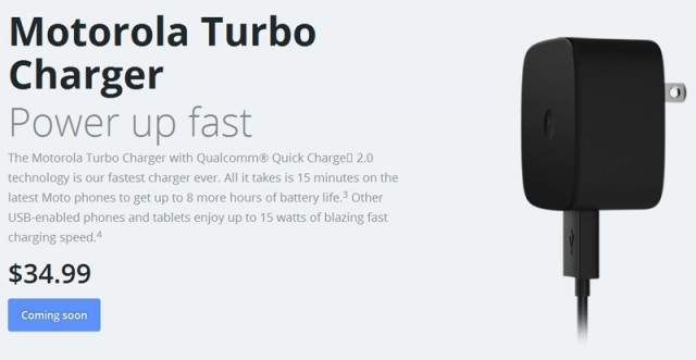 Charger Turbo Motorola