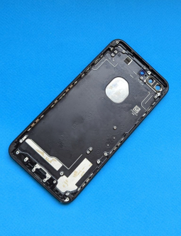 Корпус кришка Apple iPhone 7 Plus чорний (B-сток) без скла камери