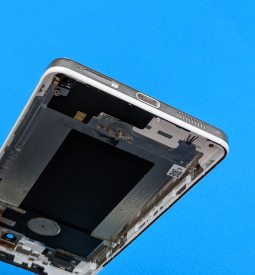 Корпус кришка в рамці Essential Phone PH1 (A11) А-сток білий + сканер відбитку - фото 3