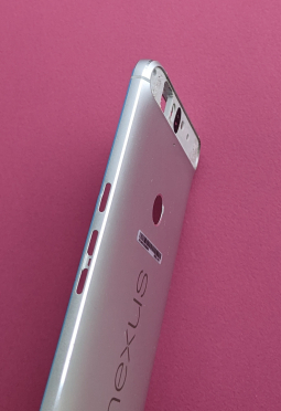 Крышка (корпус) Google Nexus 6p серебро (B-сток) оригинал - фото 2