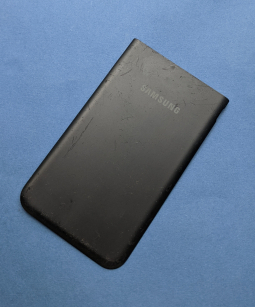 Задня кришка Samsung Galaxy J3 (2017) j327 чорна С-сток