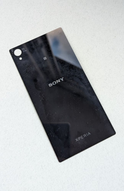 Кришка Sony Xperia Z1 оригінал з розборки + антена NFC (C-сток) чорна