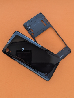 Back Door Zte Blade A5 2019 Black With Camera Glass