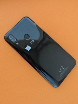 Back Door Zte V10 Vita Black With Camera Glass