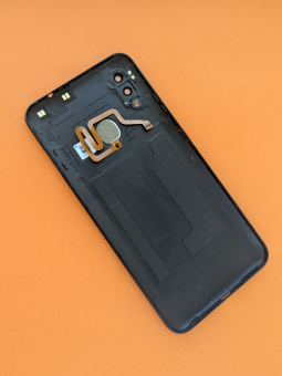 Back Door Zte V10 Vita Black With Camera Glass 2