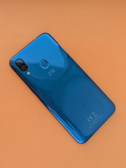 Back Door Zte V10 Vita Blue With Camera Glass