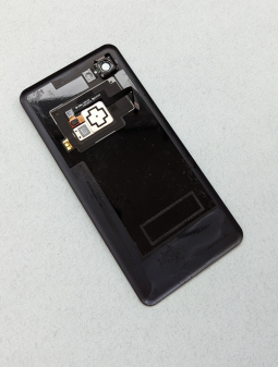 Задня частина корпусу (кришка + сканер + скло камери + антена NFC) Google Pixel 3 XL чорна (B-сток) - 2
