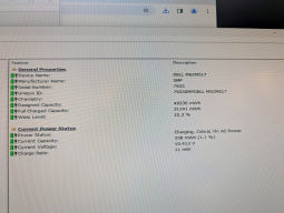 Battery Dell G91J0 0MGCM5 22 Percent Worn 0