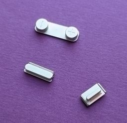 Бічні кнопки Apple iPhone 5s, срібло.