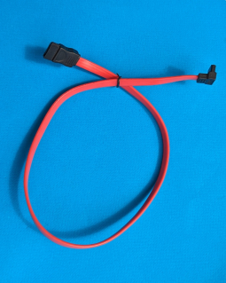 Кабель SATA 26AWG 45см кутовий