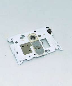 Camera Glass Back Panel Lg G2 White