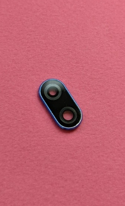 Скло камери в рамці Huawei P Smart Plus 2018 (Nova 3i) оригінал з розборки синій кант