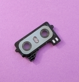 Скло камери LG G6 сіре в рамці