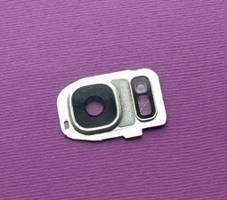 Скло на камеру Samsung Galaxy S7 Edge срібло
