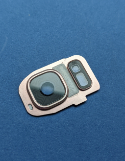 Скло камери Samsung Galaxy S7 рожевий кант