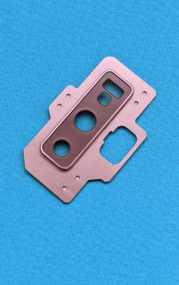 Скло камери в рамці Samsung Galaxy Note 9 оригінал (А-сток) рожеве