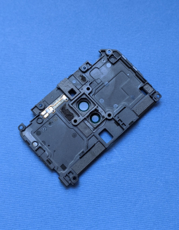 Стекло камеры Xiaomi Redmi 8 на панели чёрное - фото 2