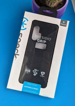 Чохол для Motorola Edge+ Plus (2020) від Speck Presidio Grip чорний - фото 3