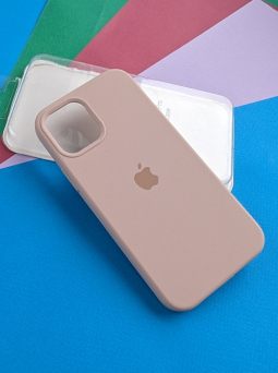 Чохол Apple iPhone 12 - силікон світло-рожевий