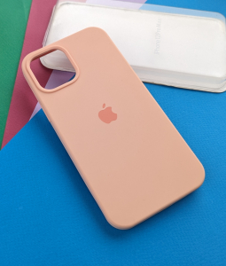 Чохол Apple iPhone 12 Pro Max - силікон грейпфрут