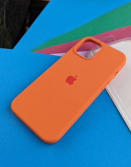 Чохол Apple iPhone 12 Pro Max - силікон помаранчевий