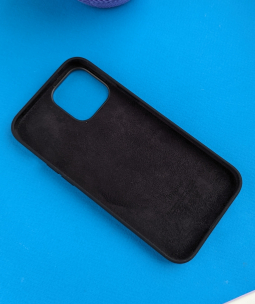 Чохол Apple iPhone 13 Pro Max - силікон чорний - фото 3