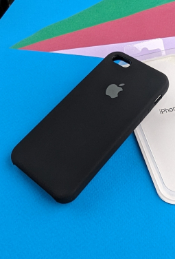 Чохол Apple iPhone SE - силікон чорний