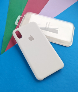 Чохол Apple iPhone XS - силікон білий