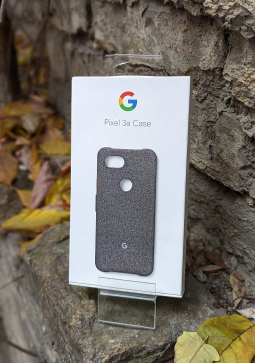 Чохол Google Pixel 3a фірмовий Fabric FOG сірий - фото 3
