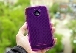 Чехол Motorola Moto Z Tech21 фиолетовый - изображение 5