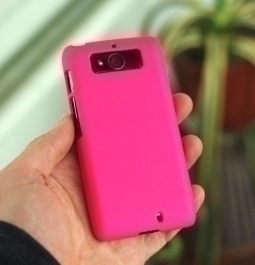Чохол для Motorola Droid Mini Muvit рожевого кольору
