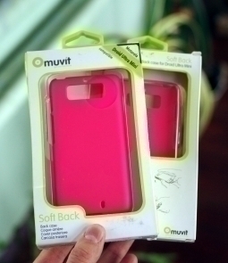 Чехол Motorola Droid Mini Muvit pink / розовый - изображение 3