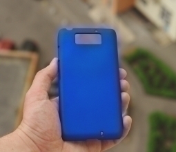 Чехол Motorola Droid Ultra Muvit синий - изображение 2