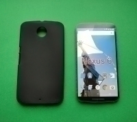 Чехол Motorola Google Nexus 6 силикон чёрный