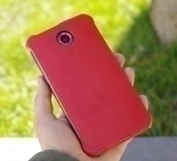 Чохол для Motorola Google Nexus 6, червоний, у формі книги.