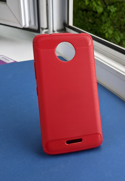Чохол для Motorola Moto C червоний матовий