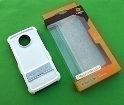 Чохол Motorola Moto E4 США Ondigo білий з ніжкою
