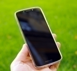 Чехол Motorola Moto E5 прозрачный TPU - фото 3