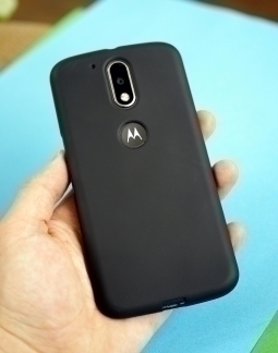 Чохол для Motorola Moto G4 чорного кольору