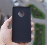 Чехол Motorola Moto G5 Plus черный пластик - изображение 2