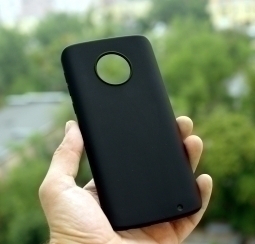 Чехол Motorola Moto G6 Plus чёрный - изображение 2