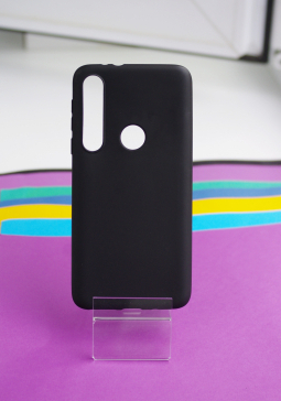 Чехол Motorola Moto G8 Play черный матовый - фото 3