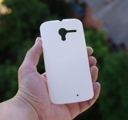 Чохол для Motorola Moto X білий пластик
