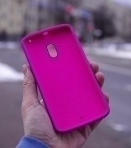 Чехол Motorola Moto X Play / Droid Maxx 2 розовый - изображение 2