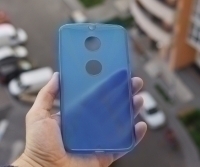 Чехол Motorola Goole Nexus 6 силикон синий - изображение 2
