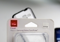 Чехол Samsung Galaxy Core Prime прозрачный с чёрным кантом  - фото 3
