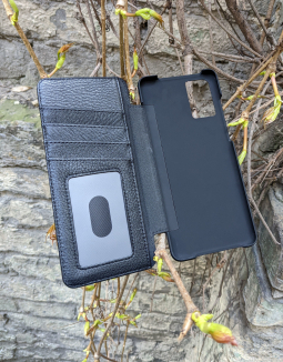 Чохол-книжка для Samsung Galaxy S20 Plus - Case-Mate Wallet зі шкіри, чорний