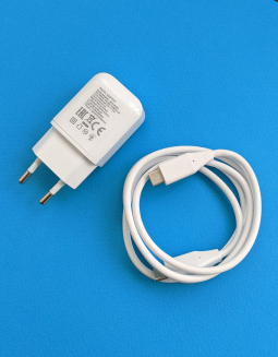 Зарядка + кабель LG MCS-N04ER, 3A USB Type C (оригінал з комплекту)