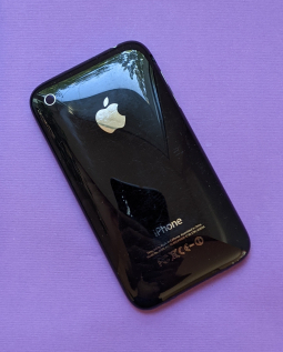Кришка (корпус) Apple iPhone 3gs B-сток чорний
