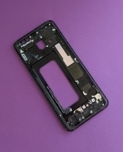 Рамка корпус Samsung Galaxy A8 a530f (2018) чёрный А-сток - фото 5